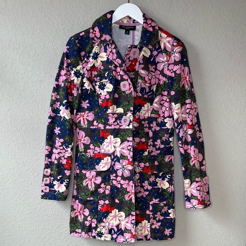 Tara Jarmon Floral Jacket - Multicolor